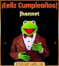 GIF Meme feliz cumpleaños Jhannet